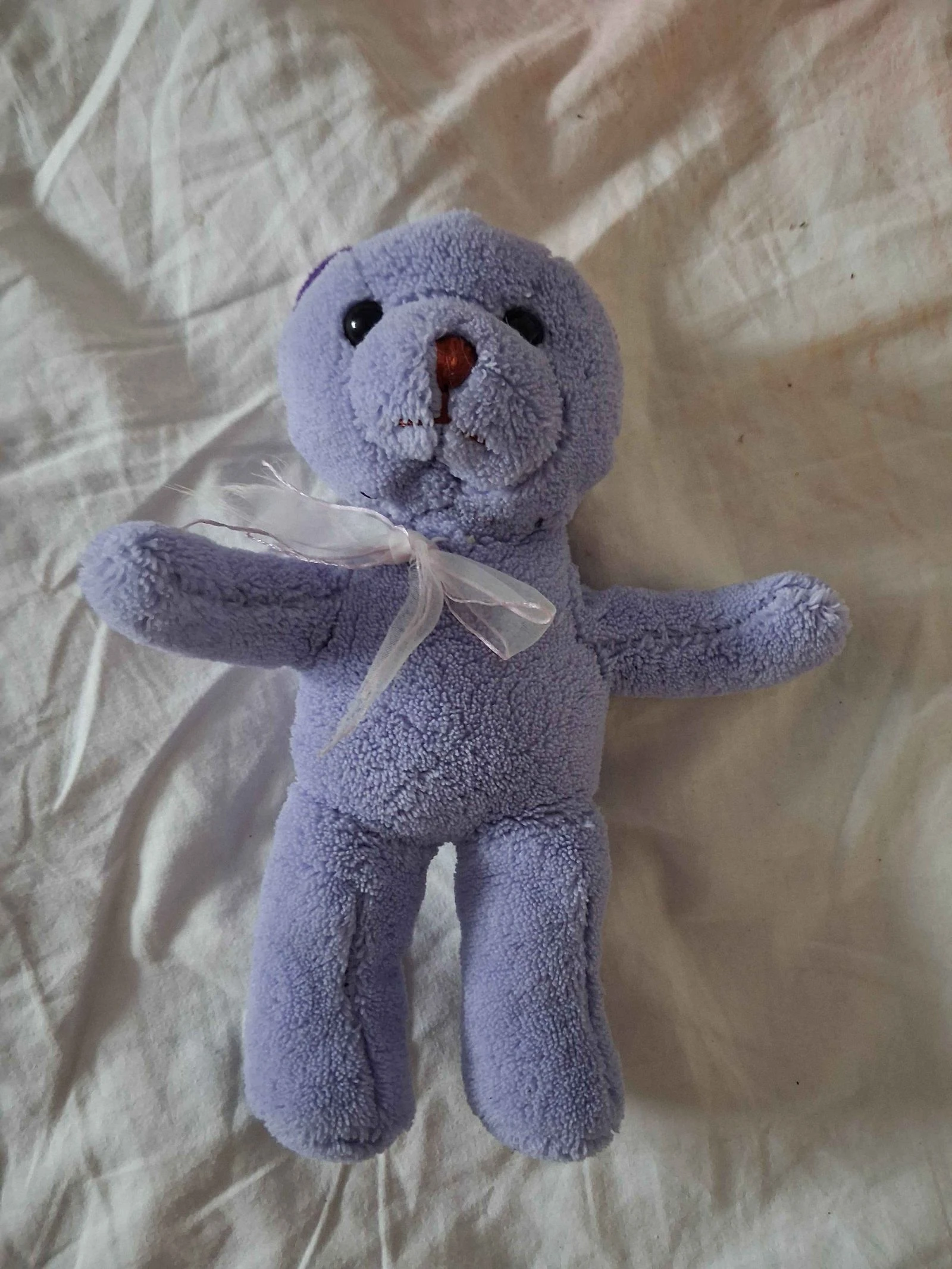 Peluche ours violet